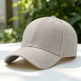 thumbnail image 7 of Sewkxo Adult Plain Baseball Cap Hat Classic Adjustable Size for All Seasons,Beige One Size, 7 of 7