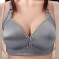 thumbnail image 2 of Hilenly Bras for Women No Underwire Adjustable Strap Push Up Bras Comfortable No Pad Everyday Bras, 2 of 3
