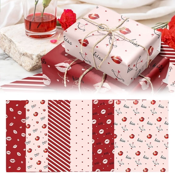 Wrapping Paper Roll For Valentine's Day ,Romantic Wrapping Paper Perfect For Birthday,Wedding,Anniversary,Party