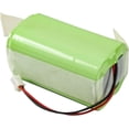 thumbnail image 3 of HQRP 2-Pack 14.8V Battery Compatible with Shark RVBAT850, Ion R75, R85, RV850, S87, AV752, AV751, RV761, RV851WV, RV871, RV1000S, RV101AE Robot Vac Vacuum Cleaners, 2-Prong Connector, RVBAT85O 3200mAh, 3 of 7