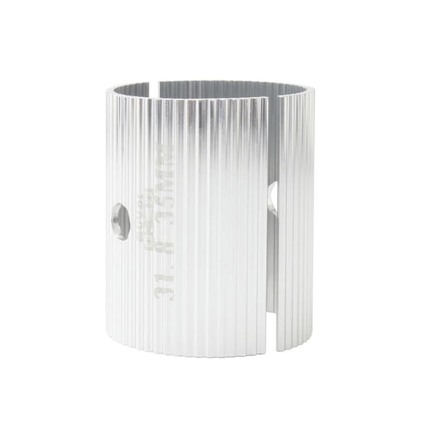 Adaptador de cuña para manillar de bicicleta resistente Hoja de conversión de potencia de bicicleta ultraligera Tamaño Plata 318-35 mm