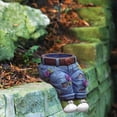 thumbnail image 3 of DOLITY Petit Support de Plante en Forme de Jean, Pot de Fleurs en Résine pour Jeans Assis, 3 of 7