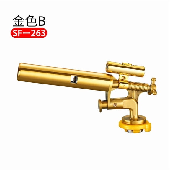 Cevemin Multi-Purpose Blow Torch with 1300°C Adjustable Flame and LED Light for Cooking BBQ Baking Welding