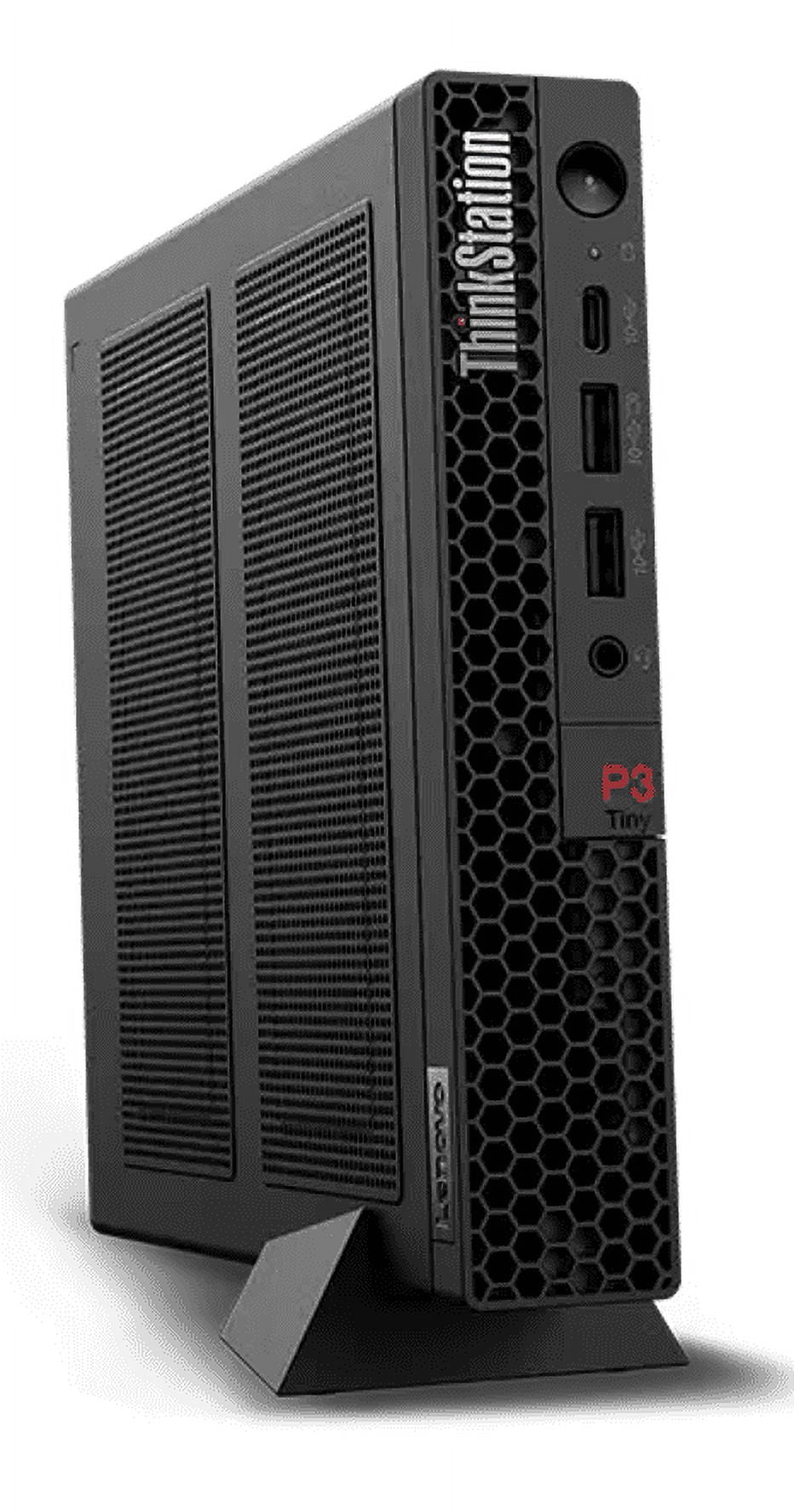 Lenovo ThinkStation Workstation Mini Desktop (Intel i9-14900, NVIDIA T400 4GB, 32GB DDR5, 2TB PCIe SSD, WiFi 6, Bluetooth 5.3, 300W PSU, RJ-45, 1x DP; 3x mDP, HDMI, Win 11 Pro)