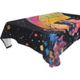 thumbnail image 4 of BZSMCE Square Tablecloth Rainbow Butterfly Dance Pattern Tableclothes, 4 of 9