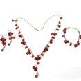 thumbnail image 4 of Femmes Collier Choker Belles Cerises Couleur Rouge Collier Pendentif Bijoux Accessoires, 4 of 7