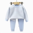 thumbnail image 5 of Gibobby Toddler Boys Pajamas Baby & Toddler Boy Striped Pajamas Set 2-Piece Long Sleeve Soft Sleepwear Cozy Fall Winter for 1t 2t 3t 4t 5t 6t Boy Toddler Boys Clothes,Light Blue,Size 3-4 Years, 5 of 5