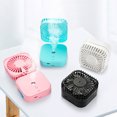 thumbnail image 4 of Humidificador De Aire Acondicionado Recargable Usb De Verano Con Ventilador Plegable De Mano Con Luz De Noche Led Colorida Yuarrent OD016612-01, 4 of 5