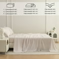 thumbnail image 2 of Beartech Polyester Bed Sheets Set 4 Piece Queen/Full Size Sheet Set, Soft & Lightweight And Breathable Bedding Set, Fitted Sheet, Flat Sheet & 2 Pillowcases-Champagne, 2 of 9