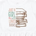 thumbnail image 4 of Inktastic Just a Girl Who Loves Books Reading Girls Toddler Dress, 4 of 5