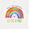 thumbnail image 4 of Inktastic Have the Courage to Be Kind Watercolor Rainbow Boys or Girls Toddler T-Shirt, 4 of 5