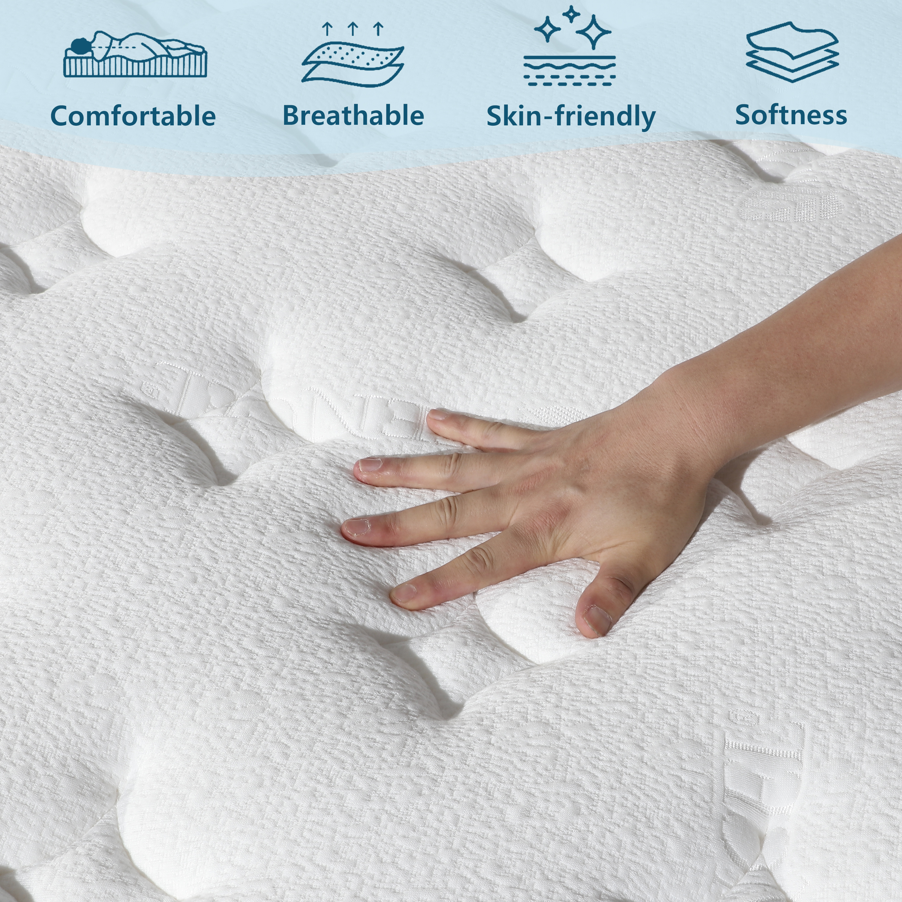 lemontalking 12 Inch Twin Hybrid Mattress CertiPUR-US Certified Memory Foam Pocket Spring Mattress Medium Firm in a Box