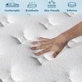 thumbnail image 5 of lemontalking 10 Inch Full Hybrid Mattress CertiPUR-US Certified Memory Foam Pocket Spring Mattress Medium Firm in a Box, 5 of 7
