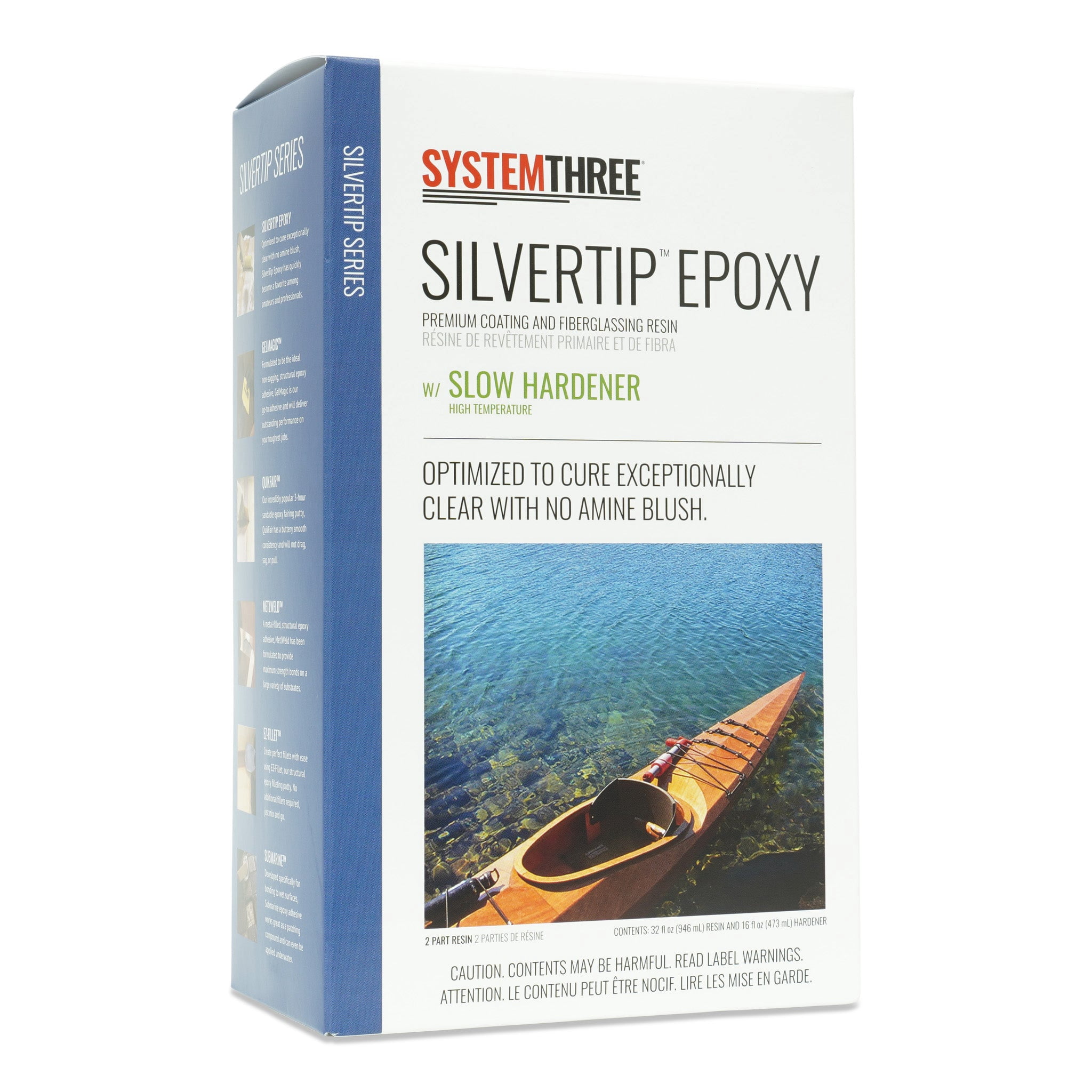 System Three SilverTip Epoxy with Slow Hardener, 1.5-Quart