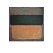 Mark Rothko Prints 《No. 10, 1963》 Wall Art Paintings Poster Posters Wall Art Painting Canvas Gift Living Room Prints Bedroom Decor Poster Artworks 16x16inch(40x40cm)