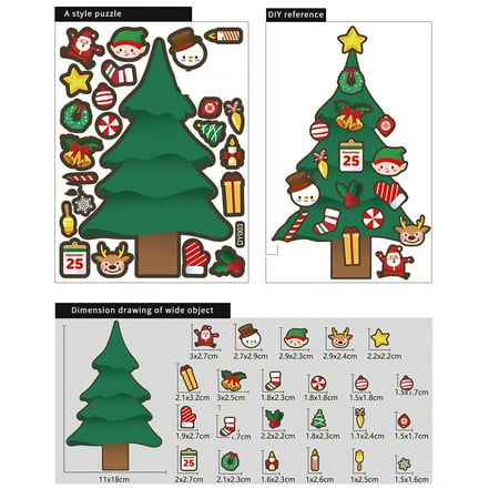 

YIJIAKEJILSL Christmas Stickers Christmas Party Games For Kids Make Your Own Christmas Stickers Pompoms Activity Book Pom Poms J07957 7 5 X 12 Cm Wiggle Eyes Dino World 35 X 42 Cm DIN A4 1mm Dicker