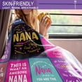 thumbnail image 5 of 1 Pcs Nana Gifts Blanket - Best Nana Ever Birthday From Grandkids - Soft & Cozy & Grandma Presents - Gifts For Nana Blanket, 5 of 6
