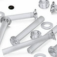 thumbnail image 2 of 20 x Crosshead Countersunk Screw Nuts and bolts, Transparent Clear Plastic Acrylic, M5 x 40mm - Acrylic Plastic Screws, (13/64 x 1 37/64 in), 2 of 11