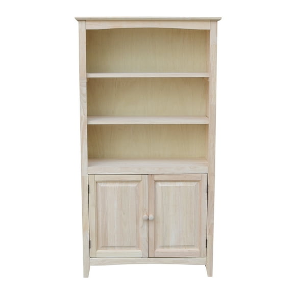 Solid Wood Shaker Bookcase - 60"H