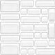 thumbnail image 3 of Juego de 25 piezas de caja de almacenamiento de partición de cajón PS transparente que se puede combinar libremente con caja de almacenamiento de cosméticos y artículos diversos, 3 of 3