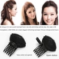thumbnail image 2 of Cojín de raíz de cabello esponjoso estilo japonés y coreano, adhesivo esponjoso invisible sin dejar rastro, calentador de cabello plano colapsado, cojín de esponja para la parte posterior, 2 of 5