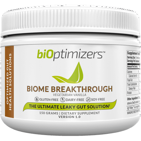 Biome Breakthrough by BiOptimizers: Leaky Gut Repair Powder Vanilla 150g
