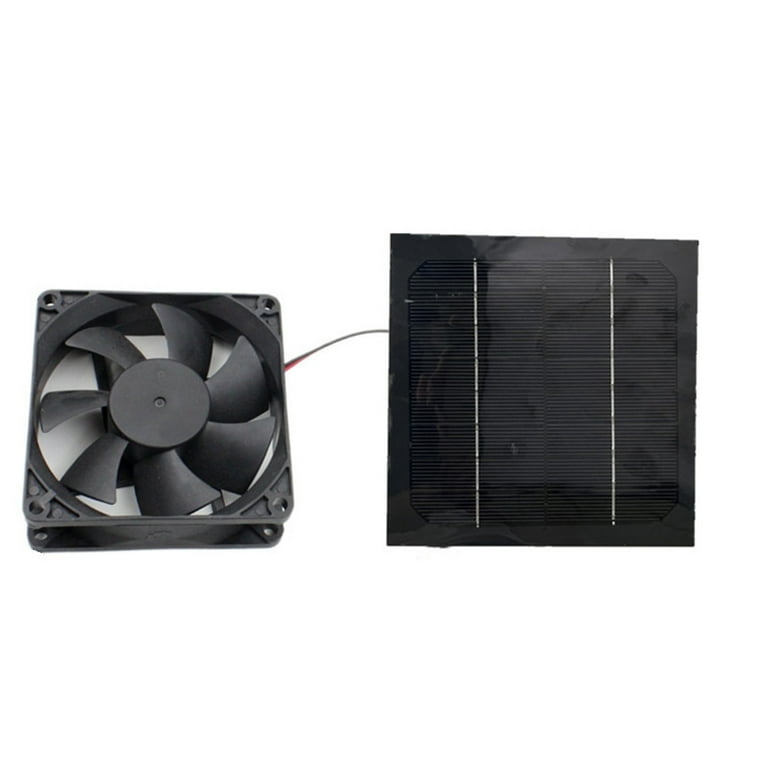 20W Solar Exhaust Fan Air Extractor 6 Inch Mini Ventilator Solar Panel  Powered Fan for Dog Chicken House Greenhouse RV - Walmart.com