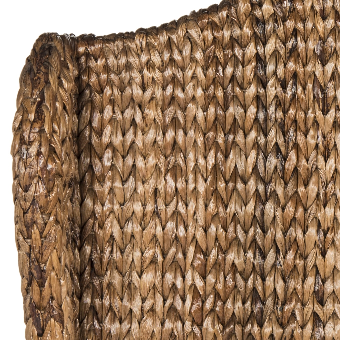 SAFAVIEH Nadine Coastal Rattan Winged Headboard, Twin, Brown