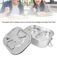 thumbnail image 4 of Lunchbox De Metal, Lonchera De Acero Inoxidable Con Tapa Sellada, Diseño De Compartimento Cuadrado, Acero Inoxidable 304 Aislado, Ideal Para Escuela, Trabajo,, 4 of 7
