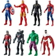thumbnail image 5 of Marvel Avengers Action Figures - Iron Man, Hulk, Black Panther, Captain America, Spider Man, Ant Man, War Machine & Falcon (8), 5 of 6