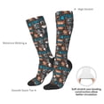thumbnail image 6 of Fotbe Coffee Lover Print print Women's Men's Novelty Crew Socks Cotton Socks Knee High Socks for Walking,Running,Nurses,Pregnancy, 6 of 8