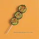 thumbnail image 1 of Juguetes de comida Imanes de refrigerador de resina 3D Recuerdos de viaje Pegatinas de decoración del hogar Brochetas de pepino, 1 of 5