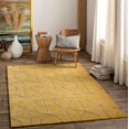 thumbnail image 2 of Mark&Day Area Rugs, 6ft Round Savona Modern Mustard Area Rug (6' Round), 2 of 3