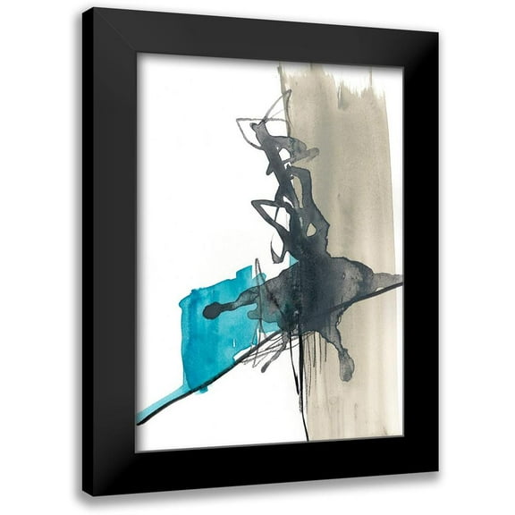 Goldberger, Jennifer 11x14 Black Modern Framed Museum Art Print Titled - Kinetic Grid III