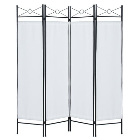 Best Choice Products 6ft 4-Panel Folding Privacy Screen Room Divider with Steel Frame, (Best Steel Frame 9mm)