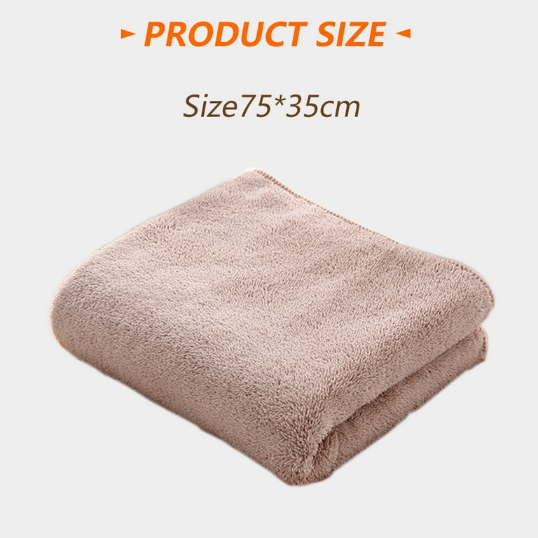 Microfiber Towel Large Towel Size Cm 2-pack Terry Towels, 35 X 75