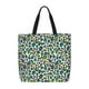thumbnail image 1 of Fotbe Green Leopard Bolsa Tote con Estampado para Mujer, Bolsos con Cremallera, Bolsa de Hombro Casual de Gran Capacidad con Bolsillos Internos, 1 of 7