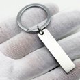 thumbnail image 5 of I May Not Be Your Be Your First Date Keychain Couples Love Keyring Gfit Boyfriend Mens Stainless Steel Key Chain, 5 of 5