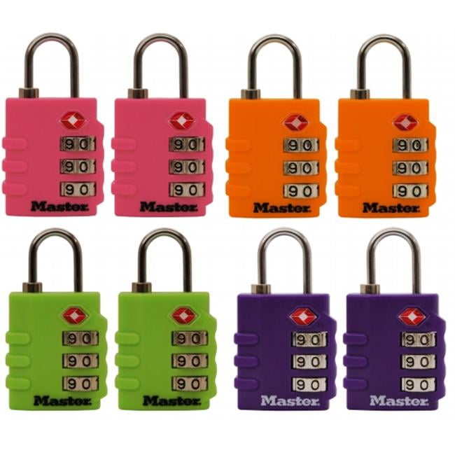 Master Lock Assorted Colors Luggage Locks 4684T Walmart Canada