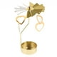 thumbnail image 4 of Candelero de la decoración de la Navidad Colco Soporte de lámpara de té giratorio diseñó duende estrella corazón, 4 of 8