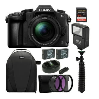 Panasonic LUMIX GX85 4K Mirrorless Camera, Video Zoom Lens, WiFi