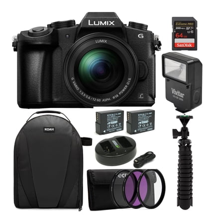 UPC: 0663701798630 | Panasonic LUMIX G85 4K Mirrorless Camera with 12-60mm Lens and Backpack Bundle