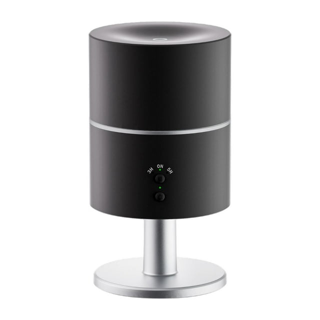 Difusor de aceites esenciales con apagado automático, humidificador para el hogar, sala de estar y spa. Negro