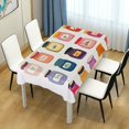 thumbnail image 4 of Yayeee Tablecloths 54" x 72" Rectangle Wrinkle Resistant Party Table Cover, Orange Jar, 4 of 8