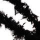 thumbnail image 5 of Decoración artesanal de plumas negras de 2 metros de largo, 5 of 9