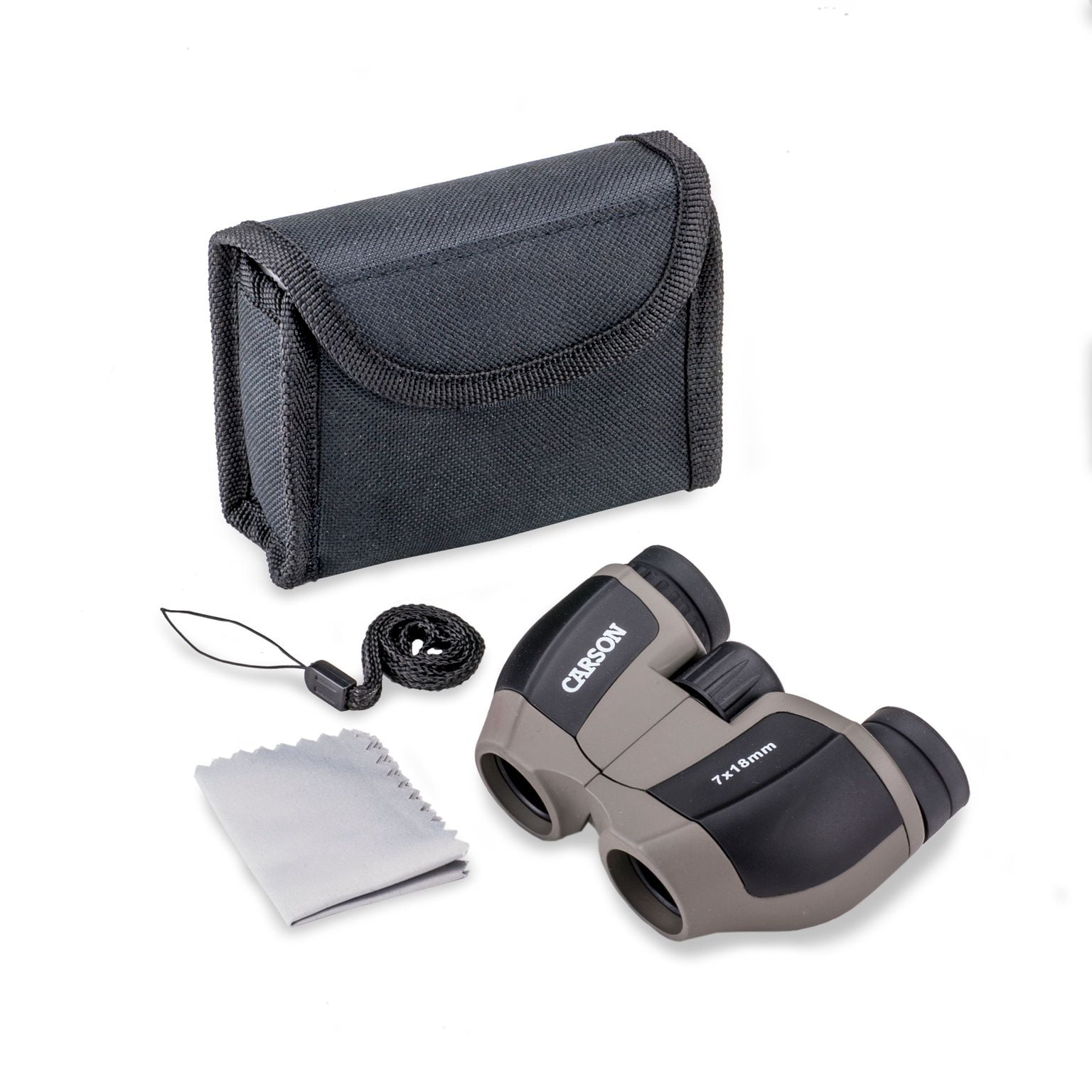 Carson MiniScout 7x18mm Compact and Lightweight Binoculars