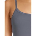 thumbnail image 4 of No Boundaries Ribbed Cami Top, 1 or 5-Pack, Women's, 4 of 5