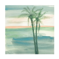 Trademark Fine Art 'Peaceful Dusk II Tropical' Canvas Art by Chris Paschke
