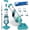 BLUE, variant on FOTING Handheld Spa Hot Tub Vacuum Cordless Above Ground Pool Cleaner 60 Inch Extendable Pole 60 Mins Running Time Black 1 Pack