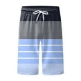 thumbnail image 6 of XINPING Big and Tall Swim Trunks for Men Slim Fit Hawaiian Print Quick-Dry Vacation Beach Shorts with Pockets Anti-Chafe Beach Shorts Bathing Suits, 6 of 6